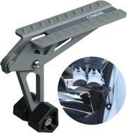 cowvie foldable car door step stand pedal - convenient access to vehicle's top roof - space grey (fit f150) логотип
