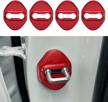 protect your honda with tomall stainless steel car door lock covers in sporty red logo