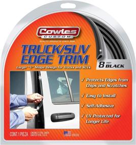 img 4 attached to 🚗 Enhance Your Truck or SUV's Appearance with Cowles S37203 Black Edge Trim