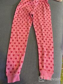 img 5 attached to Удобный и милый: пижамный комплект KikizYe Little Big Girls из 100% хлопка с длинными рукавами