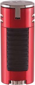 img 2 attached to Xikar HP4 Quad Flame Cigar Lighter In Daytona Red Gift Box - High Performance & Attractive!