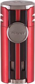 img 3 attached to Xikar HP4 Quad Flame Cigar Lighter In Daytona Red Gift Box - High Performance & Attractive!