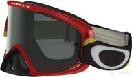 очки oakley o2 mx heritage racer для взрослых внедорожных мотоциклетных очков — красный/темно-серый/один размер подходит всем логотип