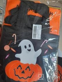 img 6 attached to Получите Spook-Tacular с CCINEE'S 24Pcs Нетканые сумки для угощений на Хэллоуин для детской вечеринки