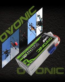 img 3 attached to High-Capacity Ovonic 12000MAh 22.2V 6S Lipo Battery With EC5 Connector, Ideal For FPV Racing