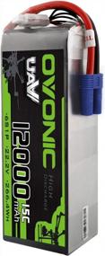img 4 attached to High-Capacity Ovonic 12000MAh 22.2V 6S Lipo Battery With EC5 Connector, Ideal For FPV Racing