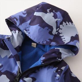 img 2 attached to Оставайтесь уютными с флисовой курткой с капюшоном Feidoog Baby: идеально подходит для весны и осени