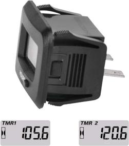 img 3 attached to 💡 Jayron Digital LCD AC/DC Hour Meter: Resettable Running Hours, Waterproof, Ideal for Generators, Compressors, Garden Equipment, and More (HM038AD-C1)