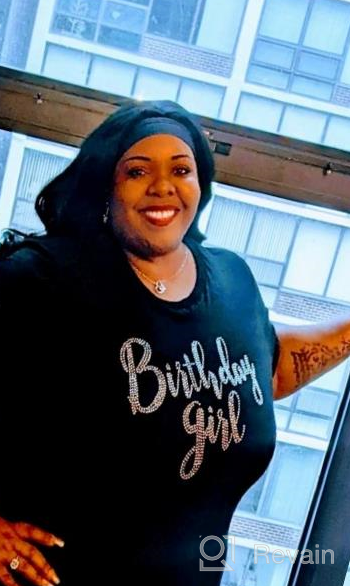 img 1 attached to RhinestoneSash Women's Birthday Girl Shirt - Birthday Squad Crew T-shirt for Women - Ideal Birthday Shirts for Women review by Antonio Moore