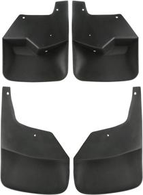 img 1 attached to 🚗 A-Premium Splash Guards Mud Flaps for Chevrolet Trailblazer 2002-2009: Front and Rear 4-PC Set