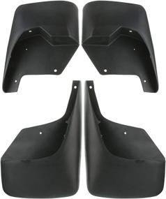 img 2 attached to 🚗 A-Premium Splash Guards Mud Flaps for Chevrolet Trailblazer 2002-2009: Front and Rear 4-PC Set