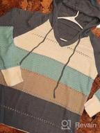 img 1 attached to Chic And Comfortable: BLENCOT Women'S Color Block Hooded Sweaters For A Cozy Look review by Paula Reid