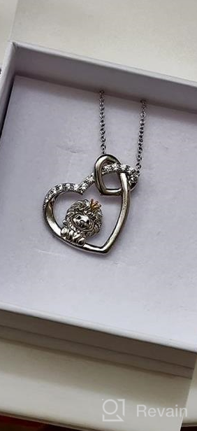 img 1 attached to 🌸 Hummingbird Necklace for Women - Sterling Silver Pendant with Flower Design - Ideal Gift for Best Friends, Girlfriends - Perfect for Birthdays, Anniversaries - PROESS Jewelry Collection review by Lisa Perez