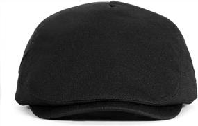 img 2 attached to Stay Stylish And Warm With FALETO Men'S Ivy Gatsby Hat – Perfect For Driving, Hunting, And More!