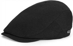 img 4 attached to Stay Stylish And Warm With FALETO Men'S Ivy Gatsby Hat – Perfect For Driving, Hunting, And More!