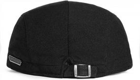 img 3 attached to Stay Stylish And Warm With FALETO Men'S Ivy Gatsby Hat – Perfect For Driving, Hunting, And More!