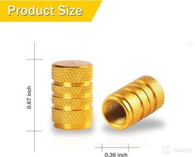 img 3 attached to SINGARO 12PCS Tire Valve Stem Caps Tires & Wheels