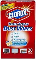 the clorox company 31313 🧻 20ct dust wipes - 20 pack, white логотип