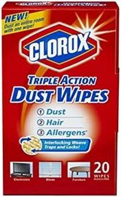 img 4 attached to The Clorox Company 31313 🧻 20CT Dust Wipes - 20 Pack, White