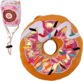 img 3 attached to Donut and Coffee Pet Suit by Rubie's Costume Company: Dress your furry friend in deliciously adorable style!