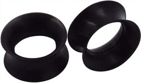 img 2 attached to Upgrade Your Piercing Game With Oyaface 2 PC Soft Silicone Tunnels - 8G-25Mm Sizes Available!