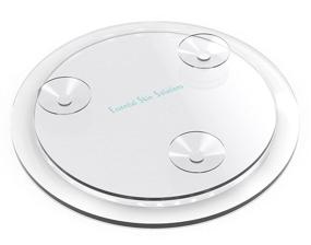 img 2 attached to 🔍 6 Inch Round Magnifying Mirror with Three Suction Cups - Perfect for Makeup Application, Tweezing, Blackhead/Blemish Removal - Enhance Visibility and Easy Mounting