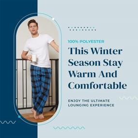 img 2 attached to 🔥 Ultimate Comfort and Style: Active Club Fleece Lounge Pajama Men's Clothing