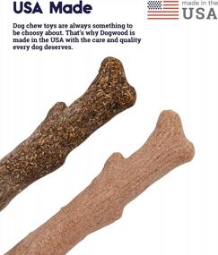 img 1 attached to Petstages Dog Chew Toy: NewHide Alternative For Medium Dogs (2 Piece)