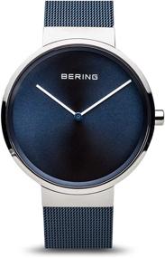 img 4 attached to ⌚ BERING Unisex Stainless Steel Strap Quartz Watch: Timeless Elegance at Your Wrist