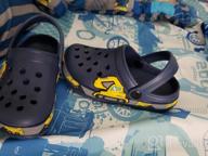 img 1 attached to 👟 Comfortable Excavator Boys' Sandals: Lightweight & Non-Slip Clogs for Children review by Alan Pfeiffer