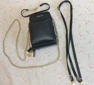 img 1 attached to Stylish And Convenient Mini Crossbody Purse For Women With Credit Card Slots review by Jon Brazil