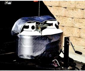 img 2 attached to 30-Gallon Propane Tank Cover - Diamond Plated Steel Vinyl, Double Layer Protection - 2713 Silver
