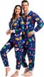 get festive in zhitunemi's adult christmas onesies: matching pajama sets for the whole family with fun hoodie jumpsuits. logo