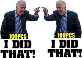 img 4 attached to Biden Stickers Funny Sticker Pointed Exterior Accessories