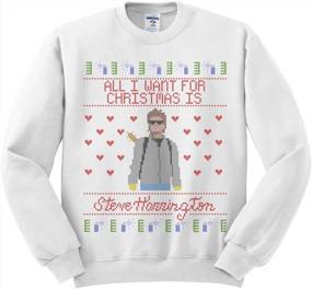img 4 attached to Unisex Steve Harrington Christmas Sweatshirt By TeesAndTankYou - Perfect Holiday Gift