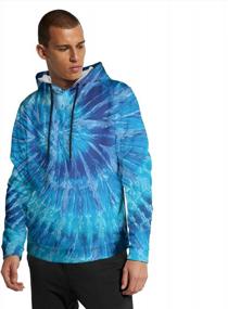 img 2 attached to Men'S Tie Dye Pullover Hoodie Sweatshirt, Men'S Tie Dye Hoodies, Mens' Tie Dye Hooded Sweatshirts