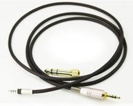 newfantasia replacement audio upgrade cable for sennheiser hd4.40, hd 4.40 bt, hd4.50, hd 4.50 btnc, hd4.30i, hd4.30g headphones 1.2meters/4feet logo