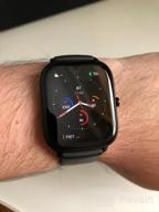 img 1 attached to Amazfit GTS Smart Watch, Grey review by Akemi Tsuruoka ᠌