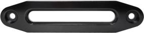 img 2 attached to 🏎️ YaeKoo 10-inch Billet Polished Glossy Aluminum Bolt-Pattern Hawse Fairlead Mount for Synthetic Winch Rope Cable ATV/UTV 8000-15000 LBs (Anodized Black)