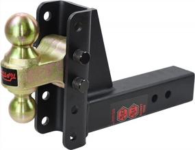 img 3 attached to Adjustable Trailer Hitch With Dual Ball (2" & 2-5/16"), 6-1/2" Drop, 2-1/2" Receiver Shank, 14,000Lbs Capacity By TOPTOW