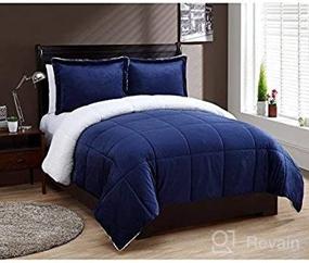 img 3 attached to VCNY Home Reversible Bedding Comforter Bedding good for Comforters & Sets