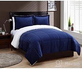 img 2 attached to VCNY Home Reversible Bedding Comforter Bedding good for Comforters & Sets