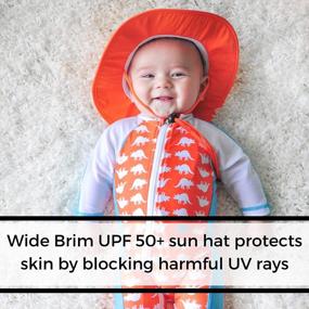 img 2 attached to Защитите своего ребенка от вредных ультрафиолетовых лучей с помощью широкополой солнцезащитной шляпы SwimZip