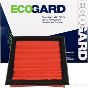 img 4 attached to High-Quality ECOGARD XA5824 Premium Engine Air Filter for Infiniti G37, G35, QX50, EX35, G25, Q60, Q40 - 2007-2017 Models