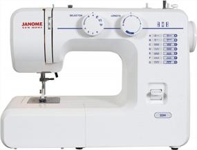 img 1 attached to 🧵 Janome 234 Sewing Machine: Versatile and Sleek in White