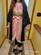 картинка 1 прикреплена к отзыву Halloween Costume For Women - Kamado Cosplay Outfit With Kimono Haori And Bamboo - Available In US Sizes от Greg Sullivan
