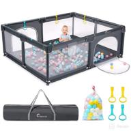 lfcreator playpen toddlers breathable outdoor logo