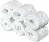 2" x 118" plaster cloth rolls (s, pack of 6) - gauze bandages for body casts, craft projects, belly molds - easy to use wrap strips by navaris logo