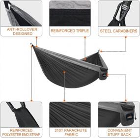 img 3 attached to AnorTrek Camping Hammock: Your Ultimate Companion For Lightweight And Comfortable Outdoor Adventures