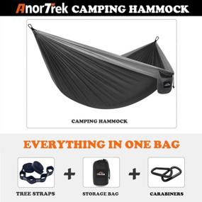 img 1 attached to AnorTrek Camping Hammock: Your Ultimate Companion For Lightweight And Comfortable Outdoor Adventures